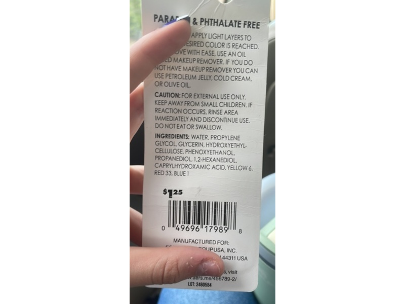 b.Color Lip Stain, Caramel, 0.13 oz/3.5 g