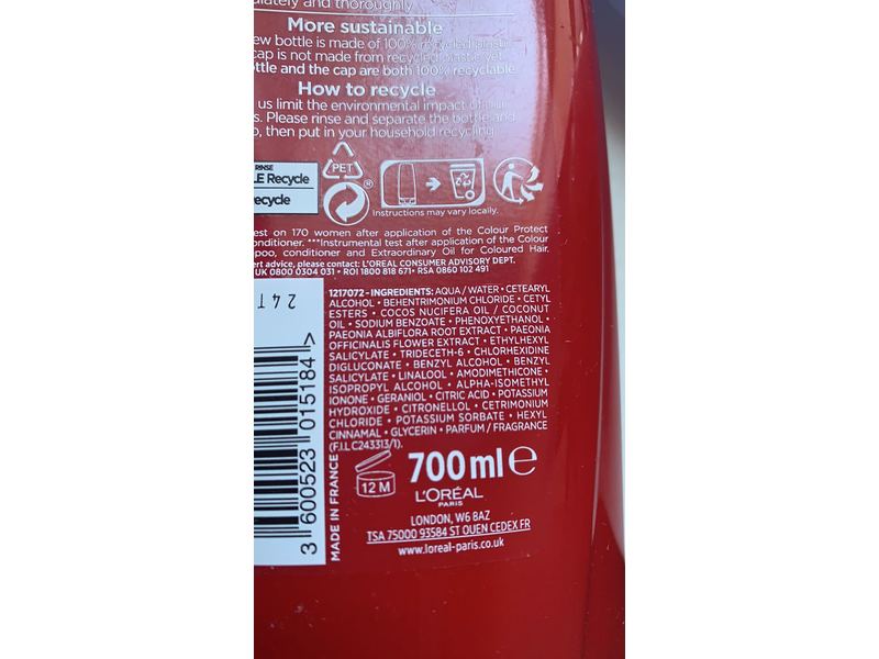 L'oreal Paris Elvive Colour Protecting Conditioner, 700 mL