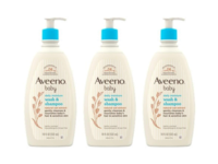 Aveeno Baby Daily Wash & Shampoo, 18 fl oz/532 mL, Pack Of 3 - Image 2