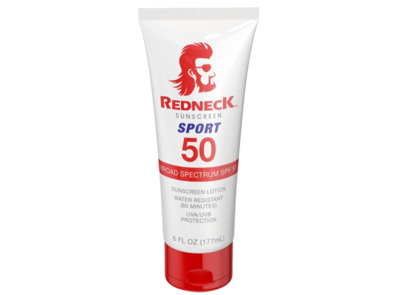 Redneck Sunscreen Lotion, Sport, SPF 50, 6 fl oz/177 mL