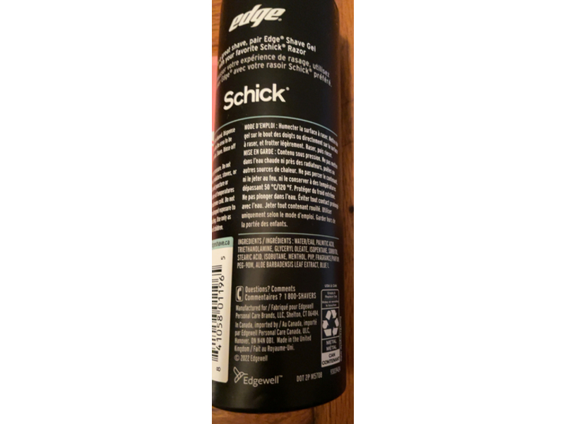 Edge Cooling Shave Gel, Eucalyptus & Tea Tree, 7 oz/198 g