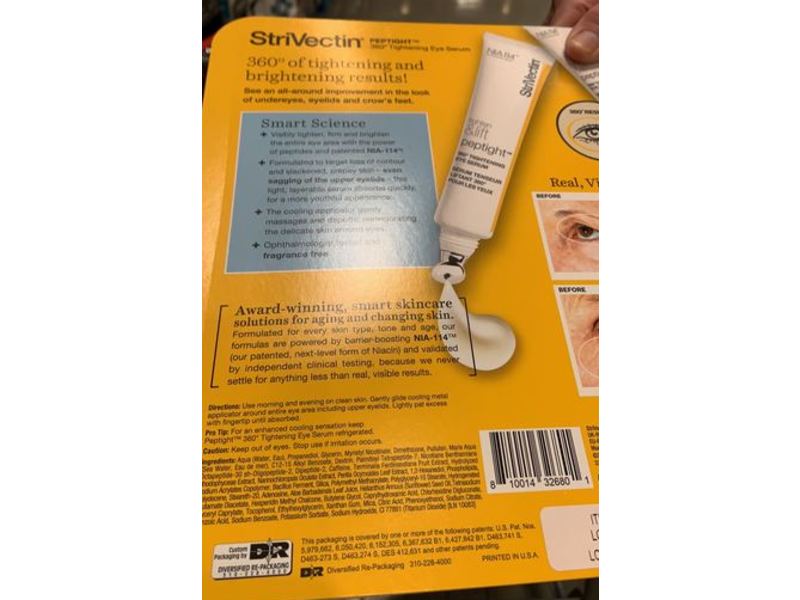 Strivectin Peptight TIghtening All Around Eye Anti-Wrinkle Serum, 1 fl oz/30 mL