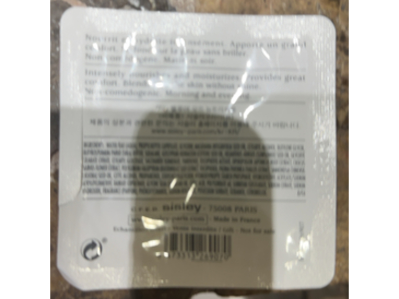 Sisley Paris Velvet Nourishing Cream, Saffron Flowers, 0.13 fl oz/4 mL