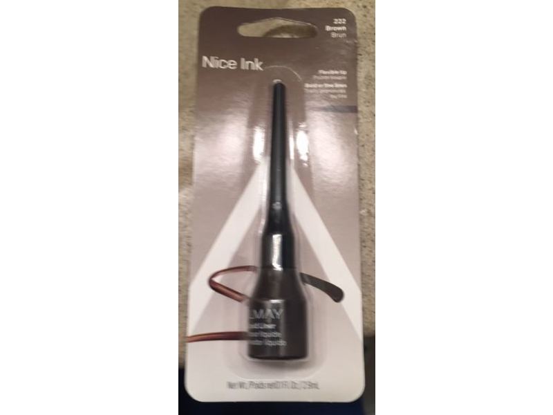 Almay Liquid Eyeliner, Brown 222, 0.1 fl oz/2.9 mL