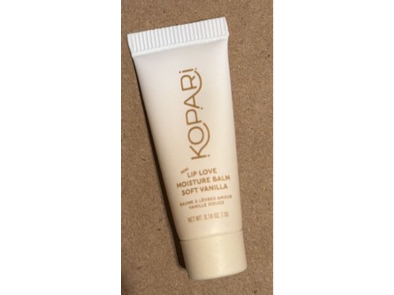 kopari Lip Love Moisture Balm, Soft Vanilla, 0.1 oz/3 g