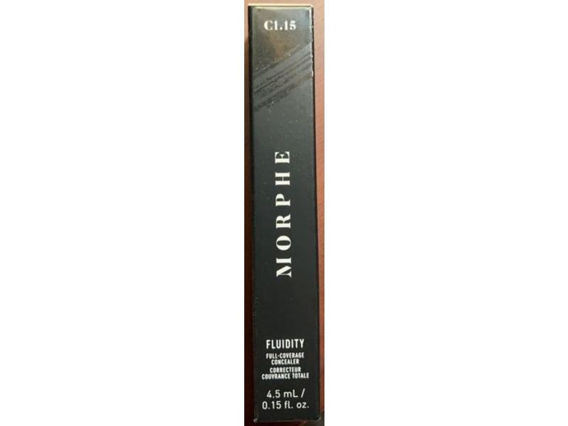 Morphe Fluidity Full-Coverage Concealer, C1.15, 0.15 fl oz/4.5 mL