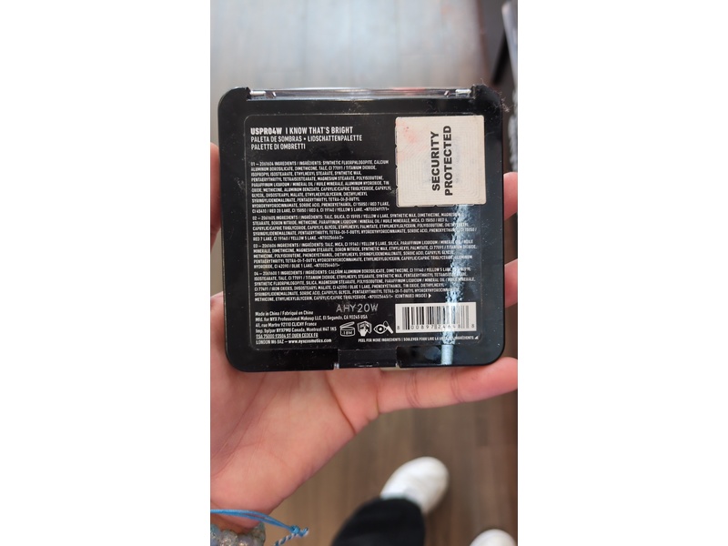 Nyx Professional Makeup Ultimate Shadow Palette, Brights, 0.02 oz/0.83 g