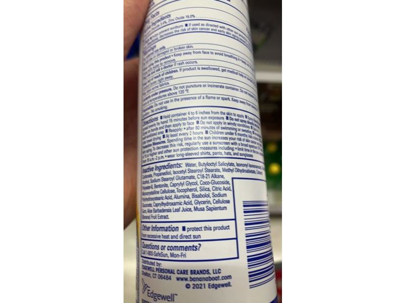 Banana Boat Kids Mineral Sunscreen Lotion Spray, SPF 50, 5 oz/142 g