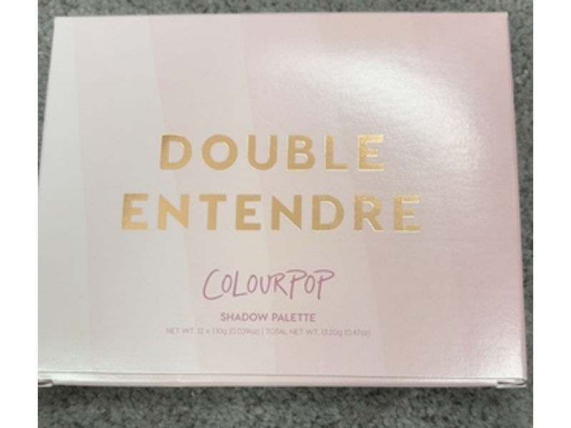 Colourpop Double Entendre Shadow Palette, 0.47 oz/13.20 g