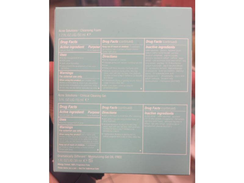 Clinique Acne Solutions Fix It Kit, 1.7 fl oz/50 mL, 0.5 fl oz/15 mL & 1 fl oz/30 mL