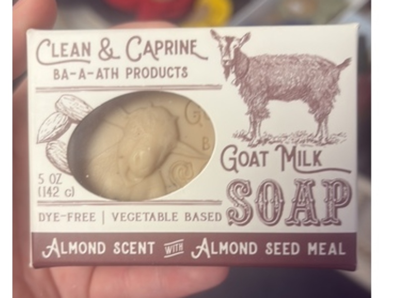 San Francisco Soap Company Clean & Caprine Soap, Almond Scent, 5 oz/142 g