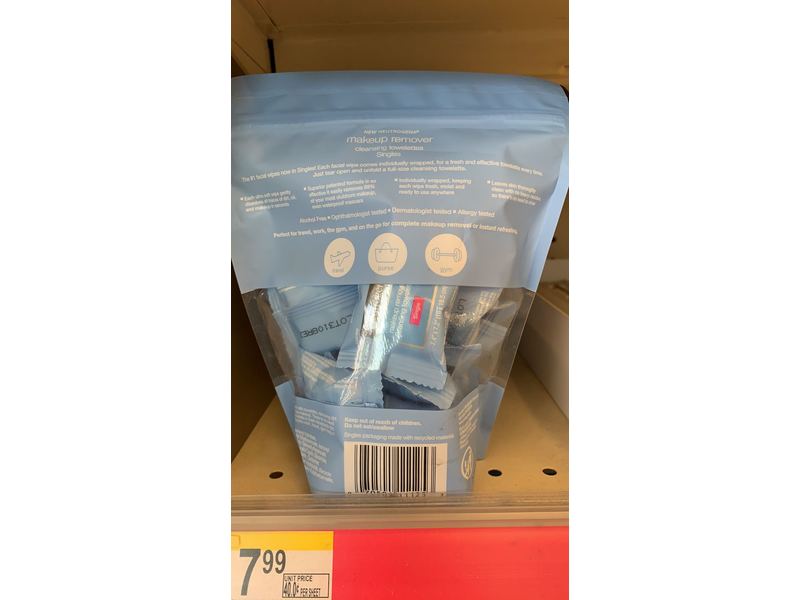 Neutrogena Makeup Remover Cleansing Towelettes Singles