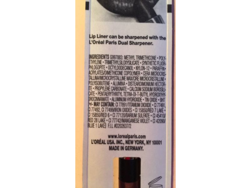 L'Oreal Paris Colour Riche Matte Lip Liner, Matte-Stermind, 0.04 oz