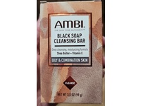 Ambi Black Soap Cleansing Bar, Shea Butter+ Vitamin E, 3.5 fl oz/99 g - Image 3