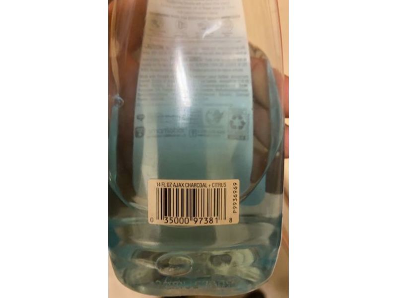 Ajax Ultra Dish Soap, Charcoal & Citrus, 14 fl oz/414 mL