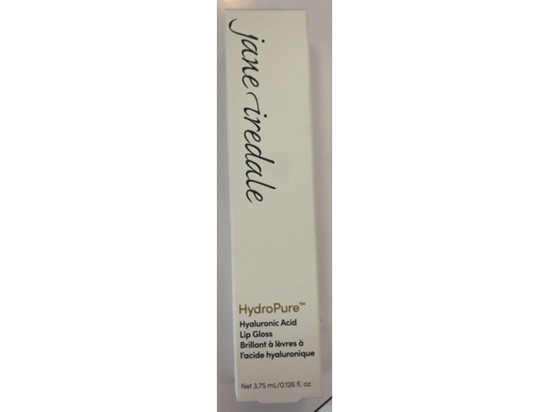 Jane Iredale HydroPure Hyaluronic Lip Gloss, Sheer, 0.126 fl oz/3.75 mL