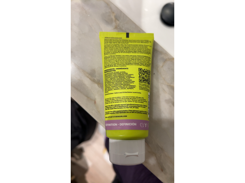 Deva Curl Super Cream, Rich Coconut Infused Definer, Define, 1.5 floz/44 mL