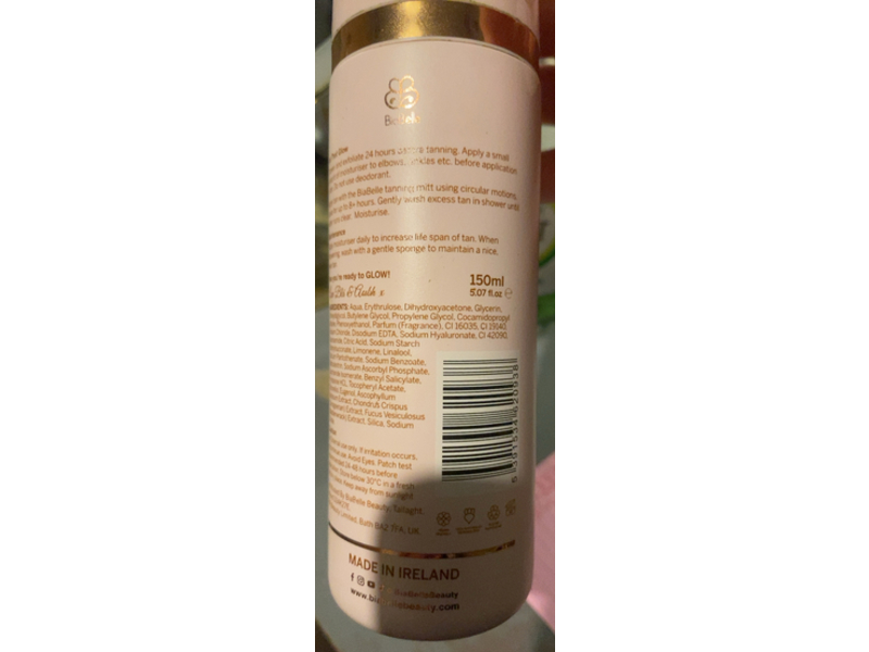 Biabelle Hydrating Self Tan, Ultra Dark Foam, 5.07 fl oz/150 mL