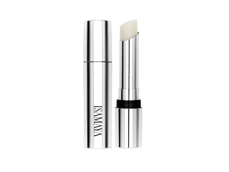 Isamaya Sheer Lipstick Balm, Justice Icy Glaze Vitamin E, 0.10 oz/3.0 g