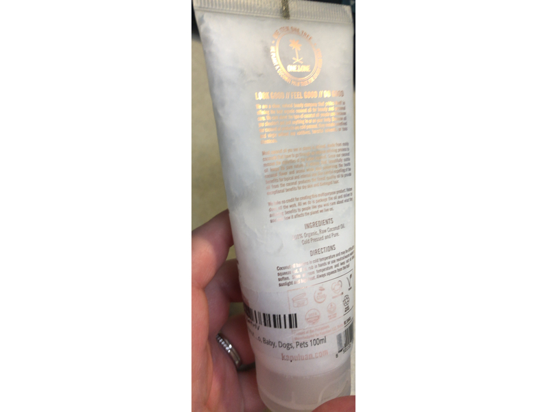 Kapuluan Cold Pressed Raw Coconut Oil, 3.38/100 mL, Pack Of 3