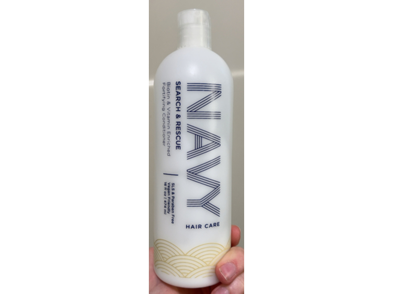 Navy Hair Care Fortifying Conditioner, Search & rescue, Biotin & Vitamin Enriched, 16 fl oz/474 mL