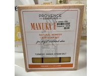 Provence Essentials Natural Remedy Bar Soap Set, Manuka Honey, 10oz/283 g - thumbnail 1