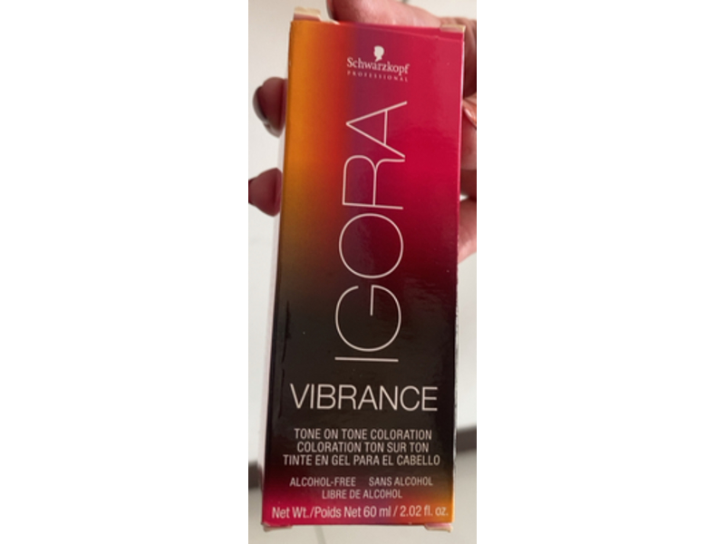 Schwarzkopf Igora Vibrance Tone on Tone Coloration, Medium Blonde Beige, 2.02 fl oz/60 mL