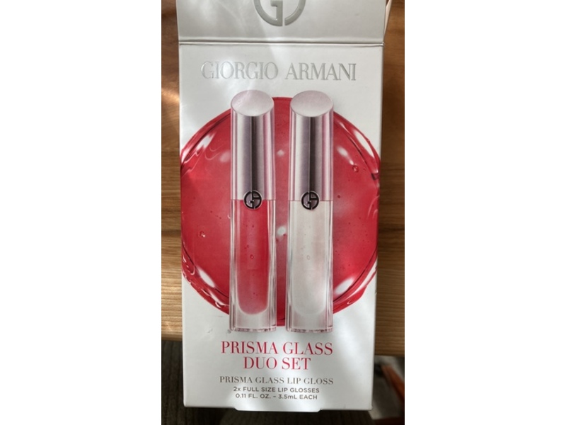 Giorgio Armani Prisma Glass Duo Set, 01 + 02, 0.11 fl oz/3.5 mL