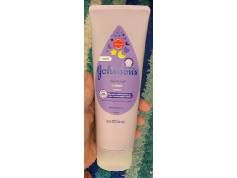 Johnson's Baby Bedtime Moisturizing Body Cream, 8 fl oz/236 mL