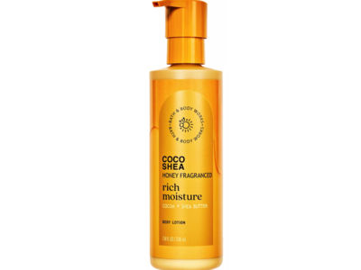Bath & Body Works Rich Moisture Body Lotion, Coco Shea Honey Fragranced, 7.8 fl oz/230 mL