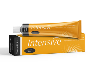 Biosmetics Intensive Eyelash & Eyebrow Tint, Black, 20 mL