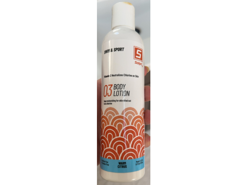 Solpri Swim & Sport 03 Body Lotion, Warm Citrus, 8 fl oz/236 mL