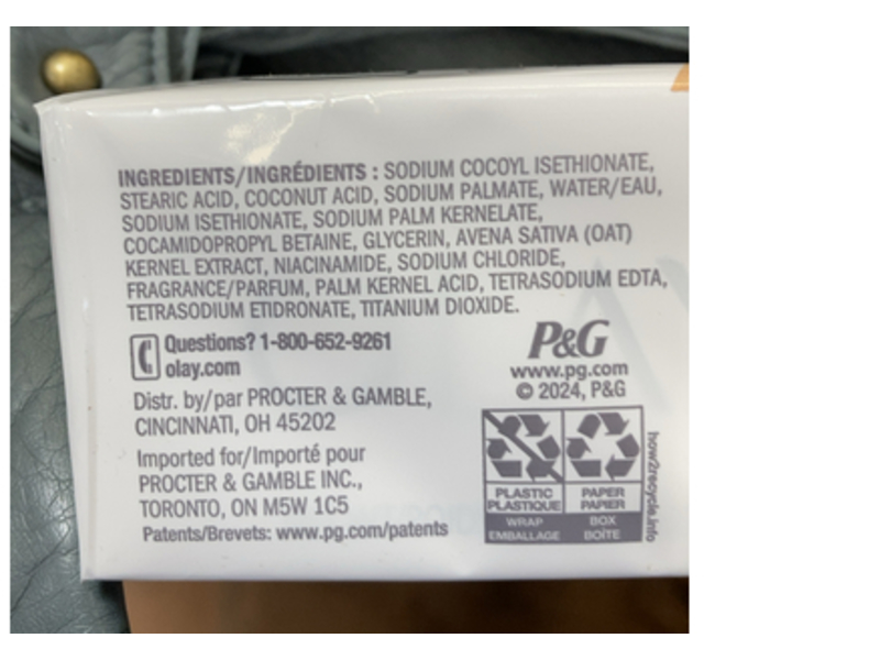 Olay Ultra Moisture Sensitive Beauty Bar, Oat Extract, 3.17 oz/90 g, 8 Count