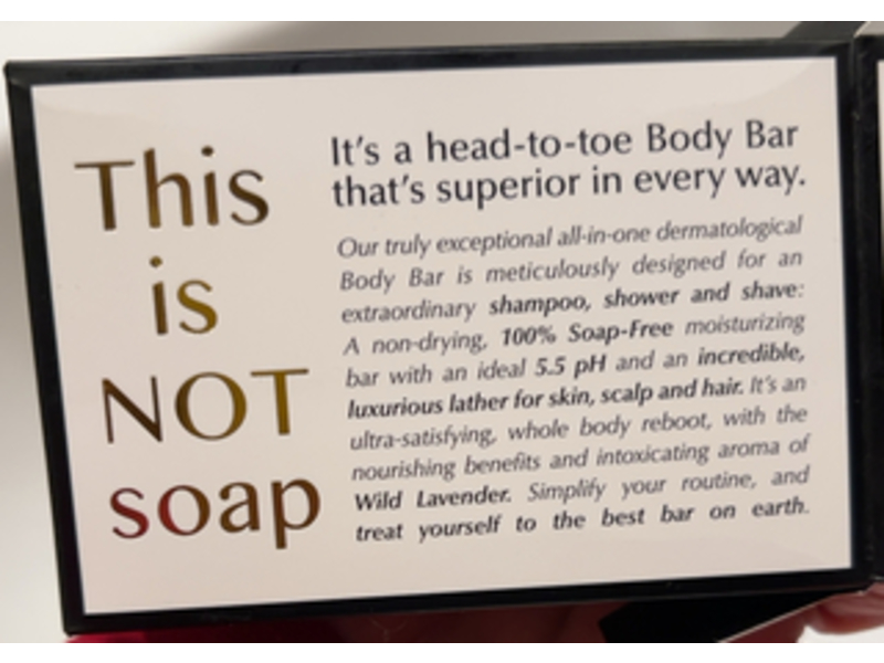 This Is Not Soap Head To Toe Body Bar, Wild Lavender