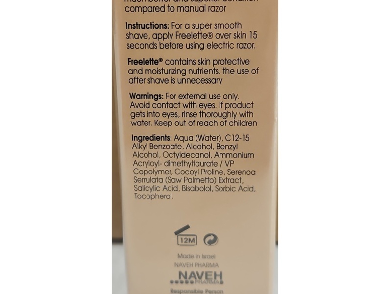 Pherolink Freelette Pre & After Electric Shave, Unscented, 3.7 fl oz/125 mL