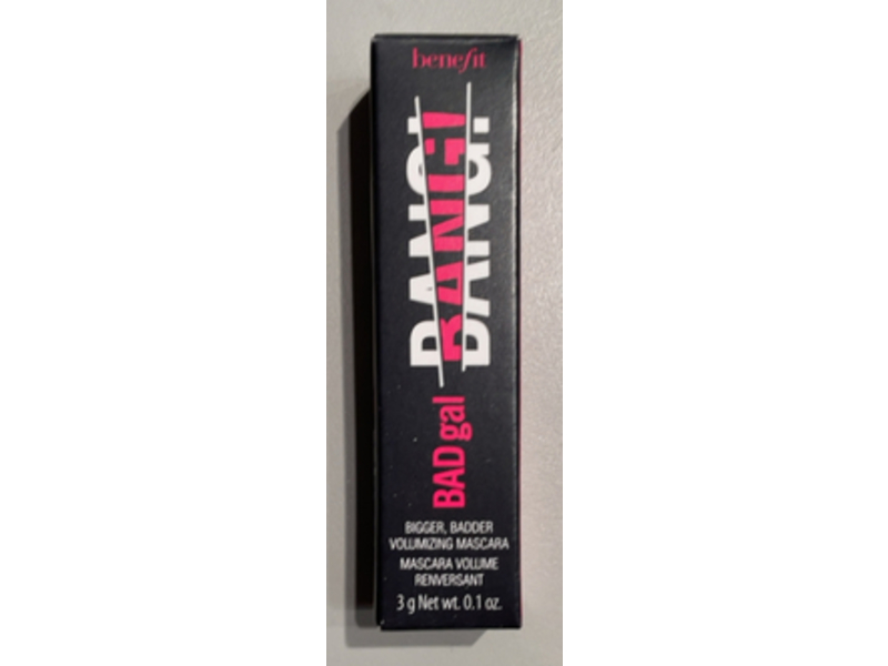 Benefit Bad Gal Bang Volumizing Mascara, Black, 0.1 oz/3 g