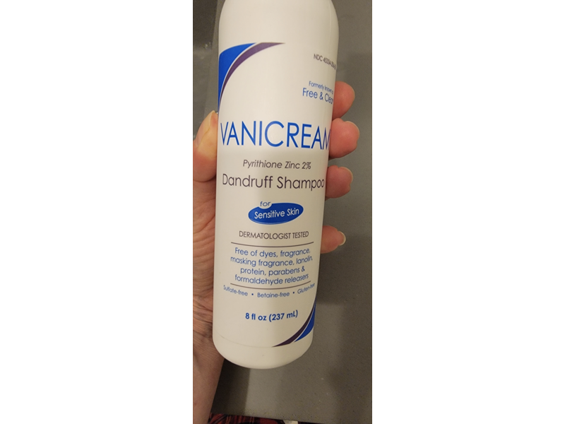 Vanicream Dandruff Shampoo, Pyrithione Zinc 2%, 8 fl oz/237 mL
