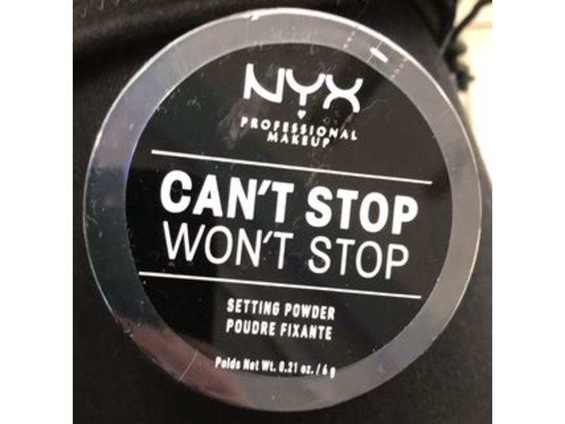 NYX Professional Makeup Can'T Stop Won'T Stop Setting Powder, Light-Medium, 0.21 oz/6 g