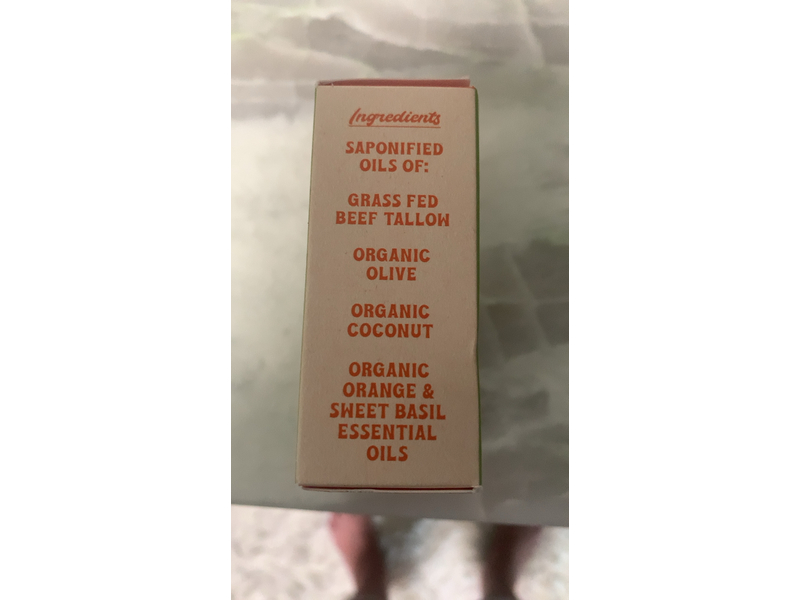 Health y Sol Tallow Soap, Sweet Orange Basil, 5.5 oz