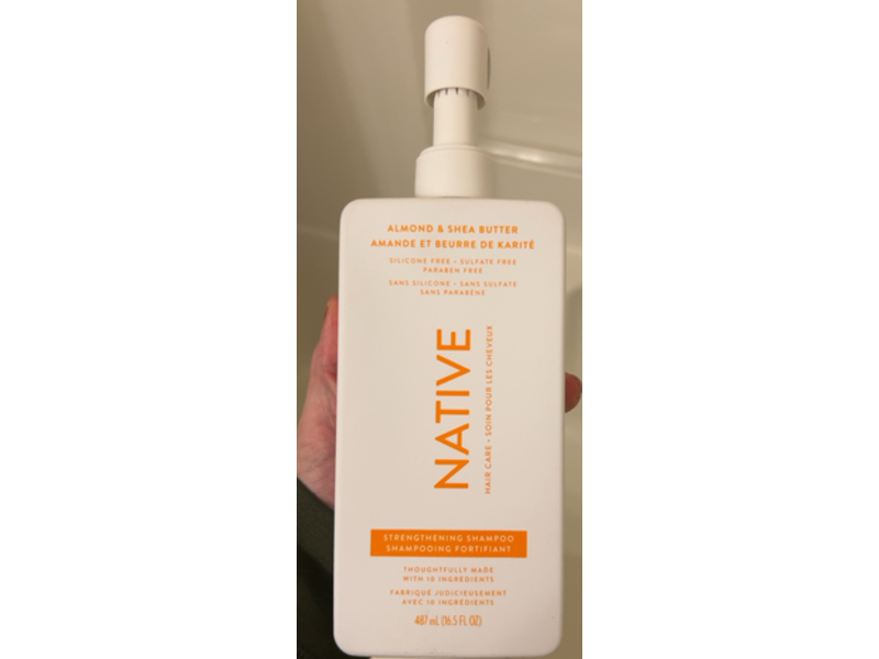 Native Strengthening Shampoo, Almond & Shea Butter, 16.5 fl oz/487 mL