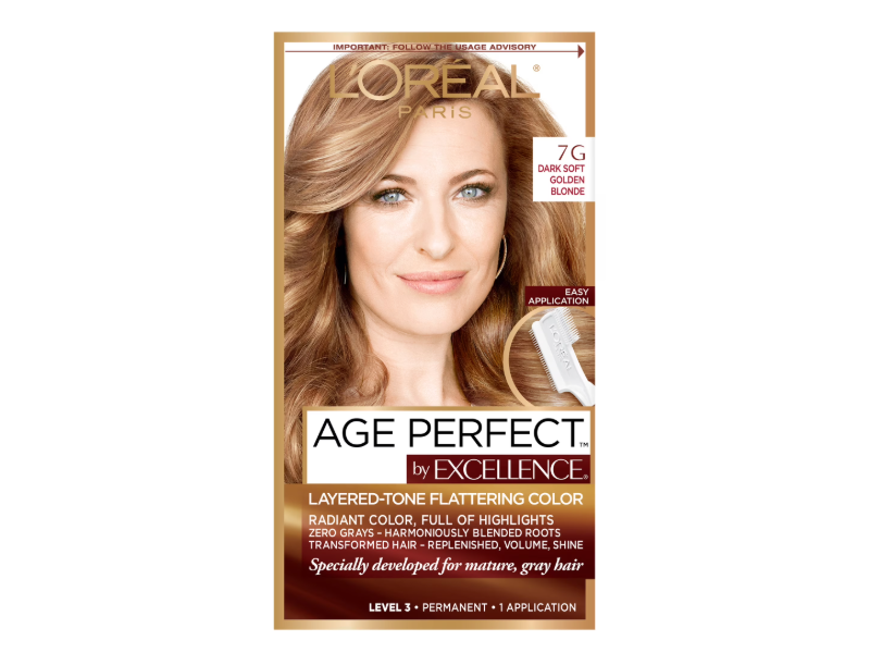L'Oreal Paris Age Perfect By Excellence, 7G Dark Soft Golden Blonde, 1 Pack