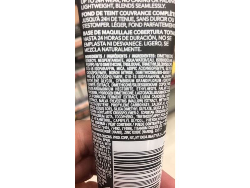 Revlon Colorstay Full Cover Matte Foundation,150 Buff Chamois, 1.0 fl oz/30 mL