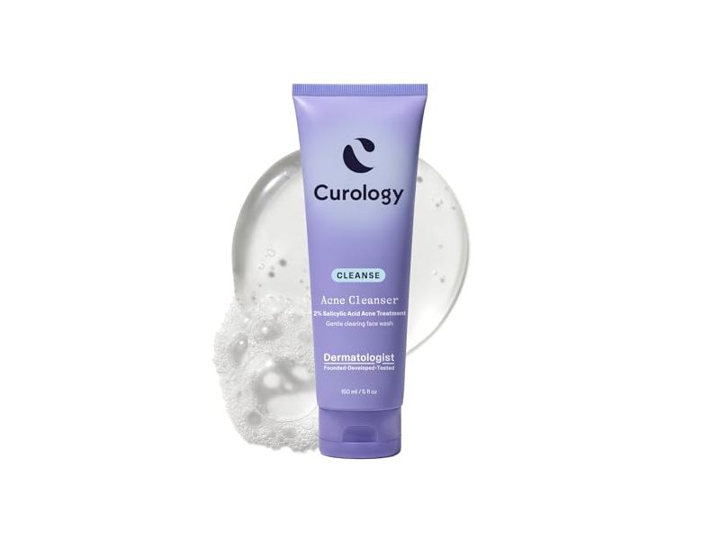 Curology Cleanse Acne Cleanser, 2% Salicylic Acid, 5 fl oz/150 mL