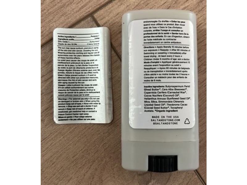 Salt & Stone Sunscreen Stick, SPF 30, 0.53 oz/15 g