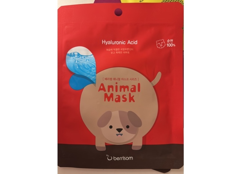 Berrisom Animal Mask, Hyaluronic Acid, 25 mL