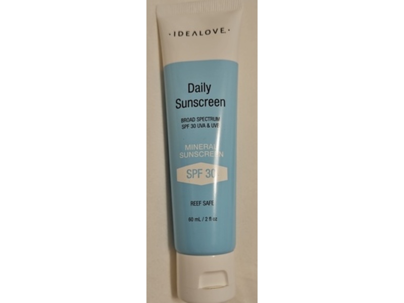 Idealove Daily Mineral Sunscreen, SPF 30, 2 fl oz/60 mL