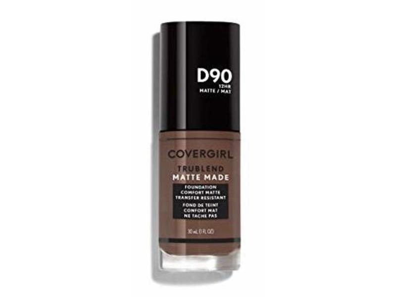 CoverGirl TruBlend Matte Made Foundation, D90 Espresso, 1 fl oz/30 mL