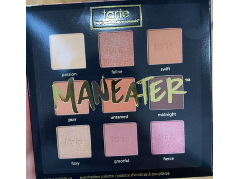 Tarte Maneater 9 Shades Eyeshadow Palette, 0.035 oz/1 g