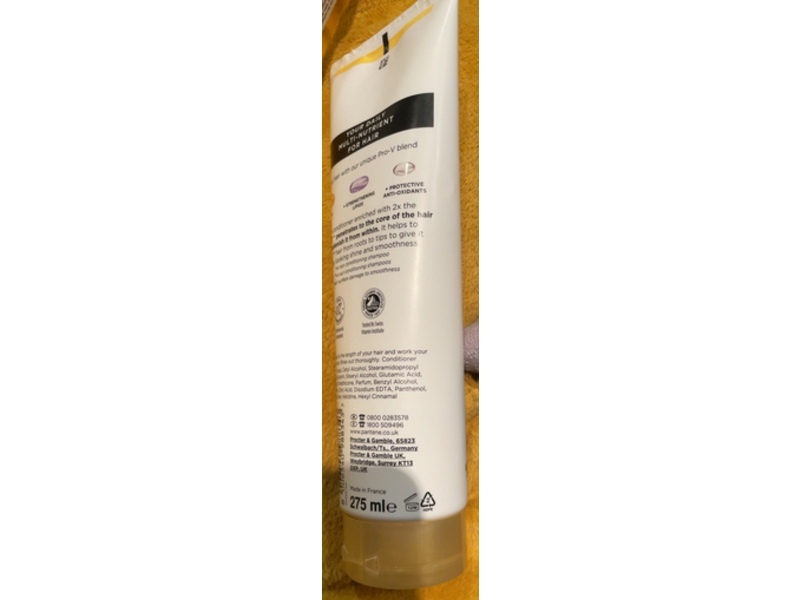 Pantene Repair & Protect Keratin Reconstruct Conditioner, 275 mL