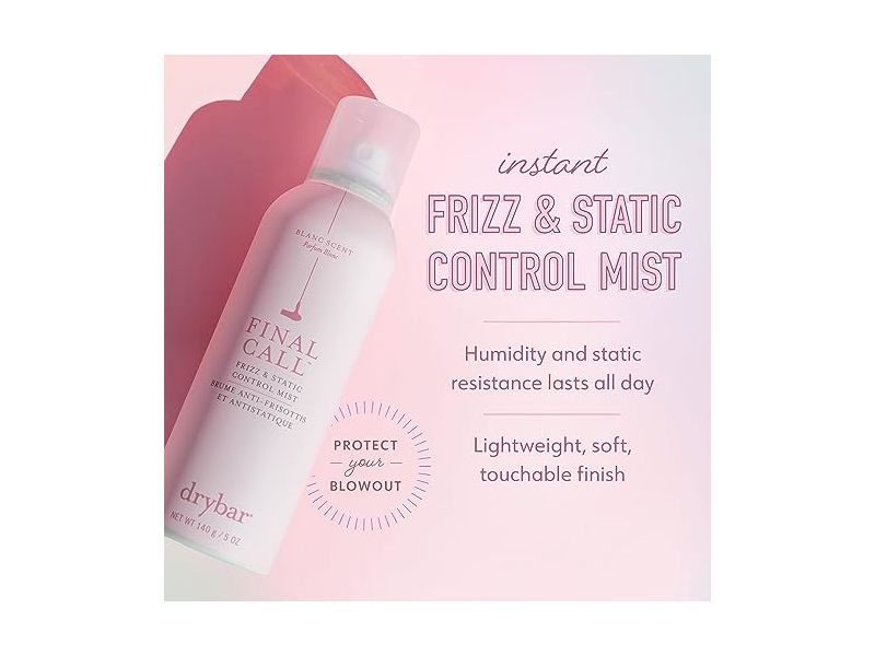 Drybar Final Call Frizz & Static Control Mist, Coconut Colada, 5 oz/140 g